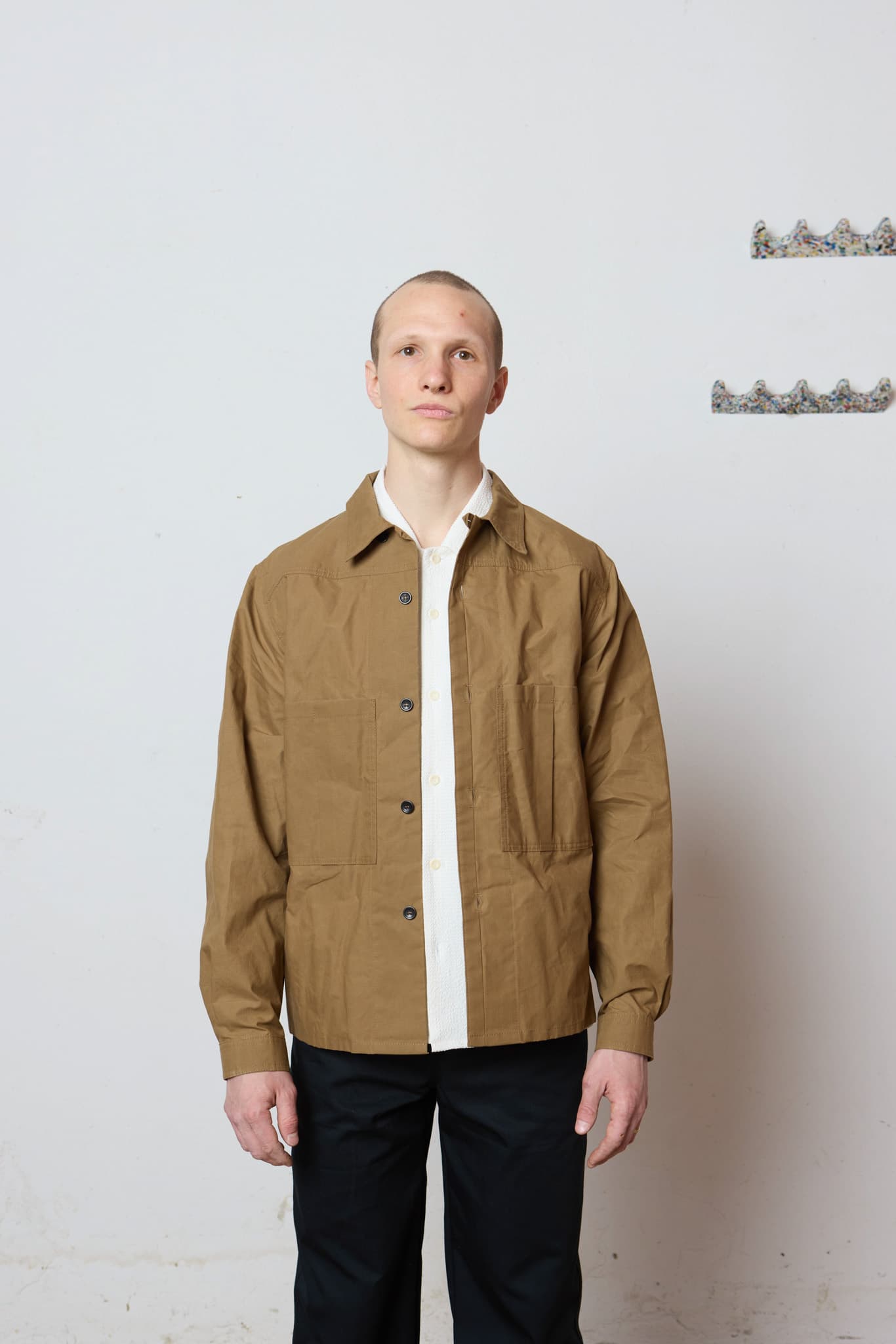 Wax overshirt